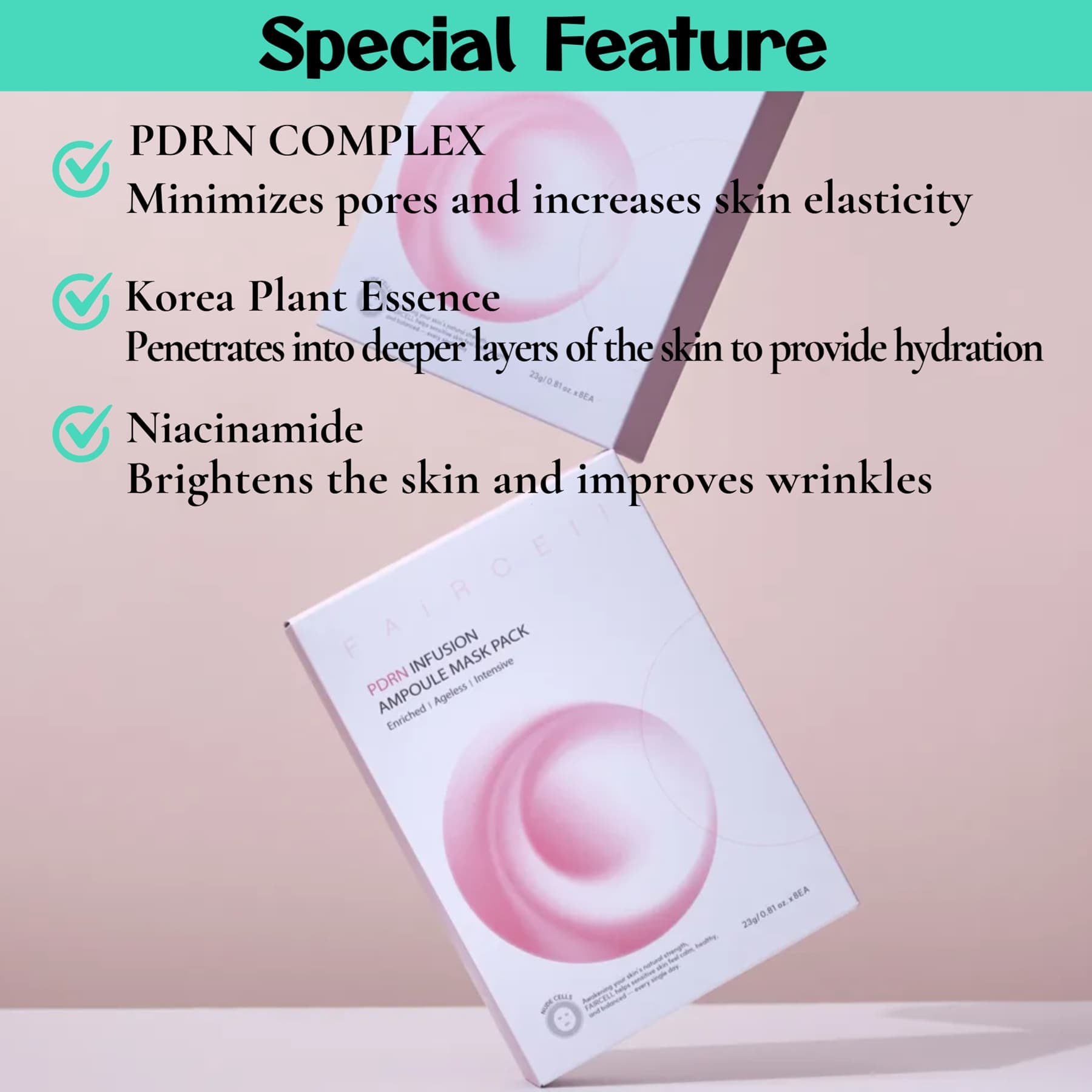 Faircell PDRN Infusion Ampoule Mask pack 8ea