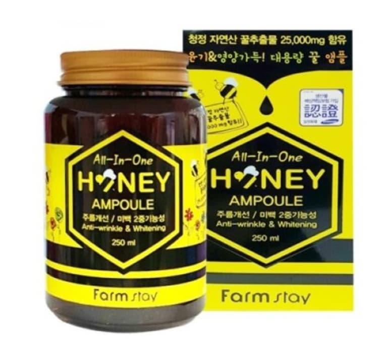 Farmstay All in One Honey Ampoule (250ml) Anti Wrinkle White