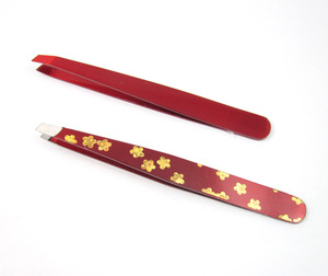 Girls Shape Design Stainless Steel Manicure Eyebrow Tweezer