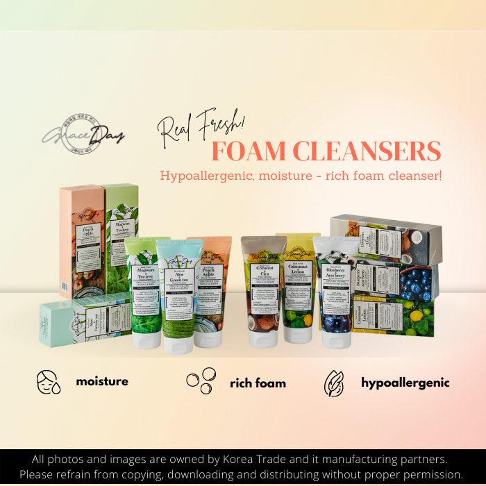 GRACE DAY REAL FRESH FOAM CLEANSERS