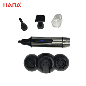 HANA washable nose trimmer set with 3 interchangeable heads 170 powerful motor