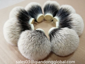 High Quality Manchurian Two Band Badger Hair Knot High Mountain White Badger Shaving Brush Knot