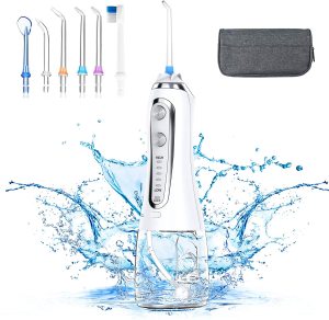 Innovative products 2021 300ml Electric Water Flosser Dental Oral Irrigator with 5 Modes, 6 Replaceable Jet Tips