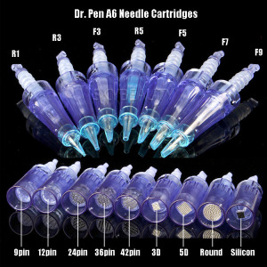 Low MOQ OEM Best Dr Pen Micro Needle Ultima A6 Derma Pen Replaceable Dermapen Nano Needle Cartridge