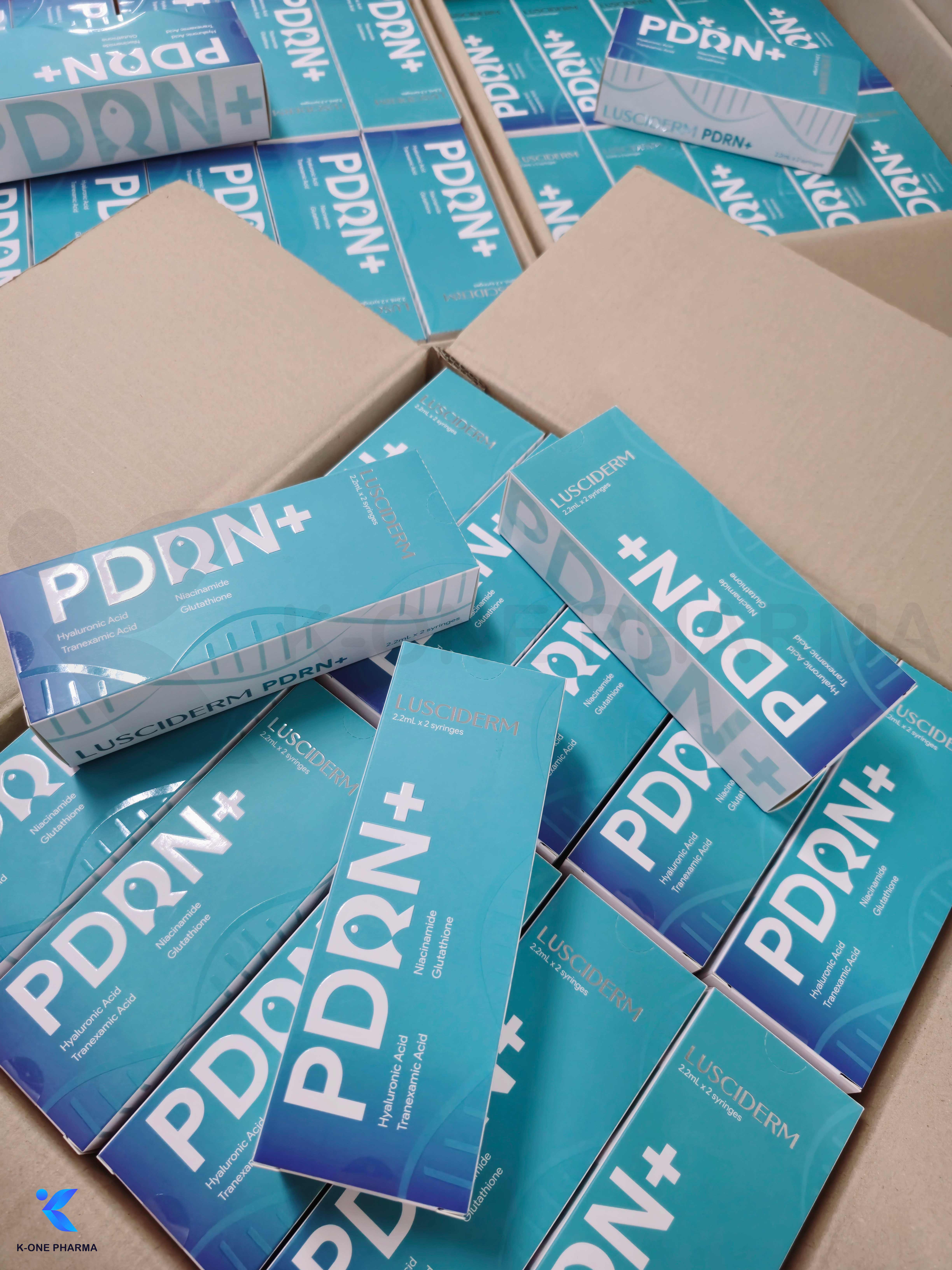 LUSCIDERM PDRN+ Skin Booster, Hydratation, Régénération de la peau, Éclaircissement, Rajeunissement 