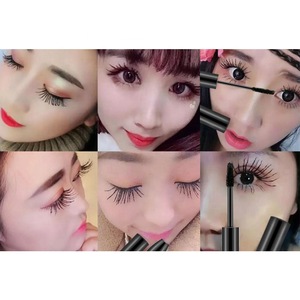 Makeup new long last waterproof curling volume ultralong wet silk fiber 4D eyelash extension mascara kits