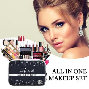 Makeup Set with Eyeshadows Lipstick Concealer Cosmetics Kit for Women Girls POPFEEL ALL IN ONE Makeup Set KIT005