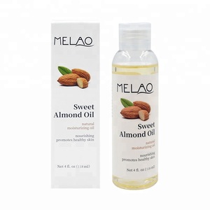 Melao New arrival 4oz 118ml organic sweet almond oil for skin Wholesale