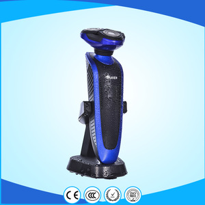 Mens electric rotatory triple blades shaver