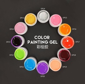 Monasi Cheap Private Label ,Color Painting Gel Nails Polish,Sweet Color Nail Polish