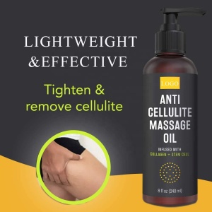 Natural Anti Cellulite Massage Oil Collagen Stem Cell Regeneration Essential Oil Body