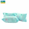 Natural care cotton clean portable wet and dry towel face wipes