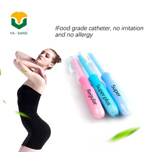 Online sale cheap bio organic cotton tampons with plastic applicator tampons private label
