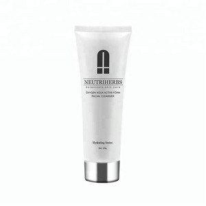 Private Label Deep Clean Oxygen Aqua Hydrating Face Wash Best Skin Moisturizing Wholesale anti-freckle facial cleanser