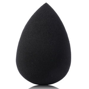 Private label latex free black makeup sponge blender wholesale beauty sponge for make up