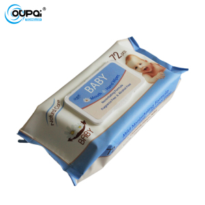 Produsen Tisu Basah Baby Wet Tissue Alcohol Resealable Pouch Wet Tissue