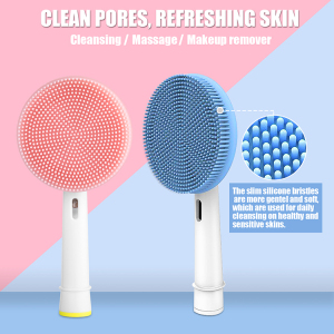 ROHS Reach certificates electric silicone facial brush heads