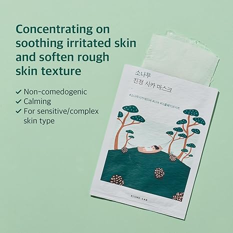 Round Lab Pine Calming Cica Mask 27ml(10ea)