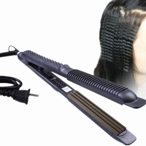 Salon Styling Tools Professional Corrugation Hair Straightener Flat Iron Titanium Flat Iron For Wholesale