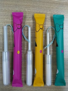 Three Sizes Three Colors Package Bag  Applicator Tampon