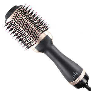 Ulelay one step hair brush blow dryer hot air brush rotating styler with 110v and 220v wholesale