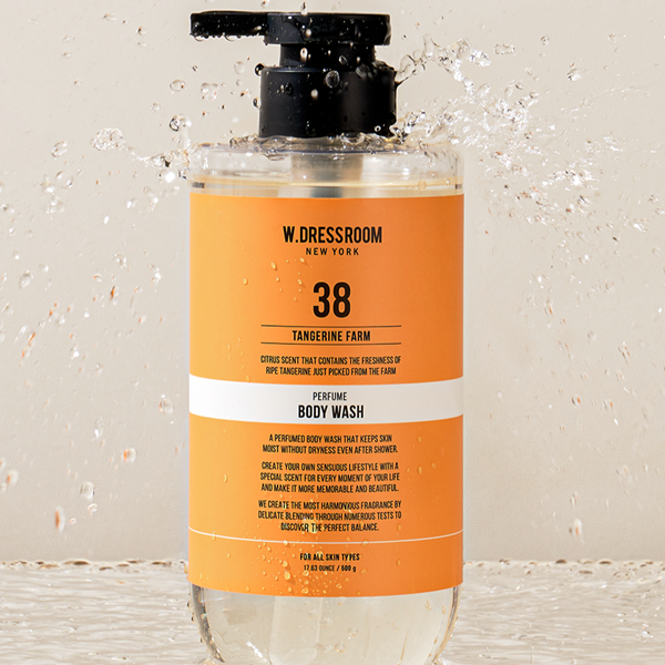 (W.DRESSROOM) Jojoba Oil Perfume Body Wash [No.38 Tangerine Farm] 500g