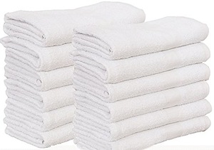 Wholesale Hotel Supplies 100% Cotton hotel white bath towelJF24