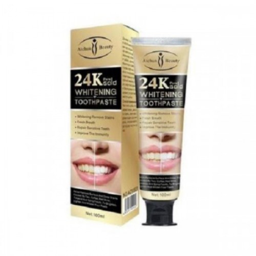 24K Gold Whitening Toothpaste