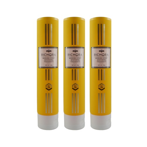 High Quantity Customized 100g Silk Printing Squeeze Soft Plastic Cosmetic Tube WIth Flip Top Cap