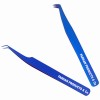 2 Pcs Volume Tweezers Eyelash Extensions Neat Volume Lash Tweezers L & C Shape High Eyelash Tweezer For 0.03~0.25mm Lashes