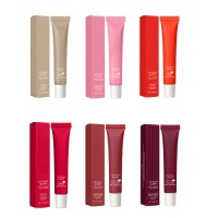 Wholesale Custom logo Natural Glossy Lip Balm Squeeze Tube Private Label Luxury Tinted Vegan Cream Lip Butter Balm