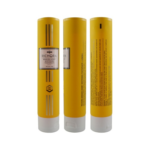 High Quantity Customized 100g Silk Printing Squeeze Soft Plastic Cosmetic Tube WIth Flip Top Cap