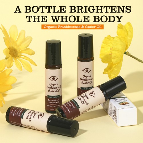 Castor Oil, Frankincense Oil, Eye Rolling Oil, Facial Dark Circles, Body Care Essence