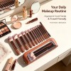 Professional 13-Piece Makeup Brush Set Coffee Brown Soft Vegan Bristles Multi-Functional Face Eye Brushes Custom Logo OEM