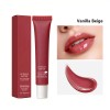 Wholesale Custom logo Natural Glossy Lip Balm Squeeze Tube Private Label Luxury Tinted Vegan Cream Lip Butter Balm