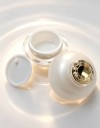 Acrylic Cosmetic Packaging Set, Cylindrical Cream Jar & Lotion Bottle for Skincare, Custom Color, Logo Hot Stamping & Printing