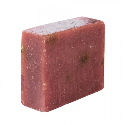 Timeless Beauty Secrets Organic Himalayan Pink Salt and Rose Petals Gently Exfoliating Moisturizing Handmade Butter Bar (Vegan)