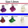 Nails Glitter Designs Art at Home Beauty Cuticle DIY Colors Mix Salon Nail Glitter Powder With Bottle