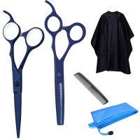 New Professional Shears - Scissors-Thinner-Razors-Cape & Combo Set (S2-Combo) By FARHAN PRODUCTS & Co