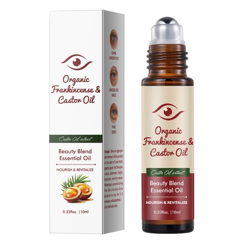 Castor Oil, Frankincense Oil, Eye Rolling Oil, Facial Dark Circles, Body Care Essence