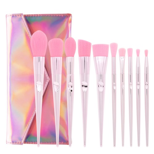 Custom High Quality 10Pcs Makeup Brush Set