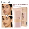 Matte Long‑lasting Natural Foundation, Even Skin Tone Full Coverage Not Easy Wear‑off Face Base, Private Label Custom Logo Wholesale Low MOQ Ready Stock