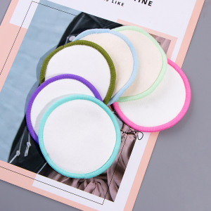2020 Hot Selling Washable 100% Organic Bamboo Reusable Makeup Remover Pads with Certificate
