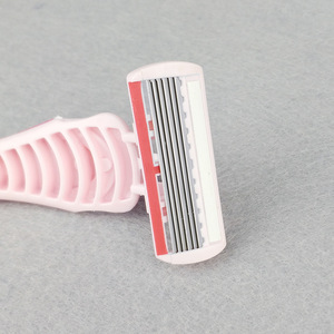 5.5 Inch Men or women razors disposable 5 blades shaving razor custom personalized razor in ABS handle