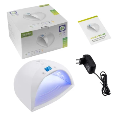 60W Cordless UV LED 365nm 405nm CCFL LED UV Nail Lamp