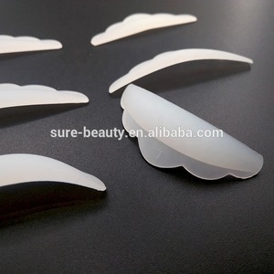 6pcs per bag eye shield eyelash perm rods soft silicone curlers with 5 sizes options