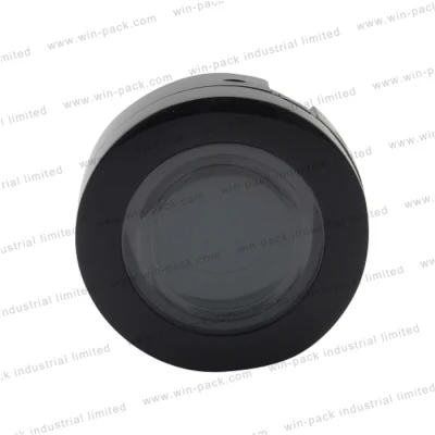 75*30mm 10g Round Shape Custom Matte Black Empty Makeup Compact Case for Skincare Cosmetic Packing Lipstick