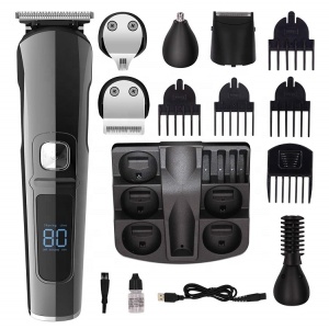 Adjustable Hair Beard Trimmer Clippers Rechargeable Cordless Electric Hair Cutting Machine Beard Trimmer for Home Barber Use