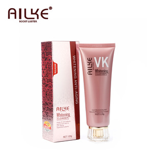 AILKE Natural Rose essence oil face wash anti-freckle facial cleanser with strong eyelash cleanser