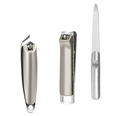 Beauty Manicure 3-Piece Set of Stainless Steel Nail Tools